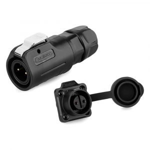 lp 12 serie: m12 2 pin wasserdichte rundsteckverbinder